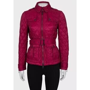 Burberry Brit Pink Fitted Jacket - Size XS